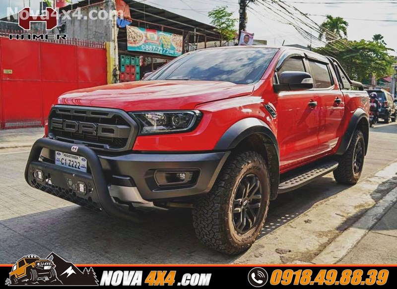 Hình ảnh độ cản trước chính hãng Hamer dành cho xe Ford Ranger cực ngầu