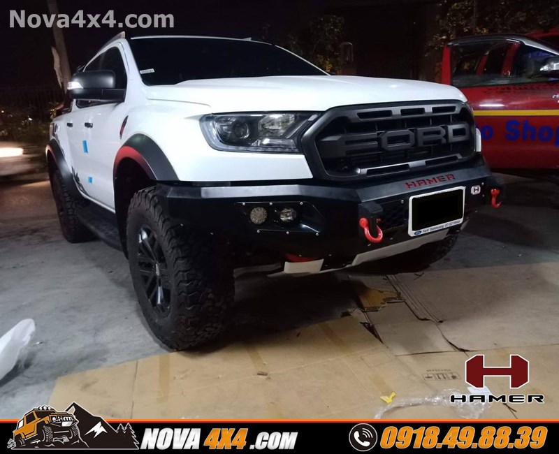 Chuyên thay cản trước Hamer dành cho xe Ford Ranger hàng nhậpchính hãng Thái Lan