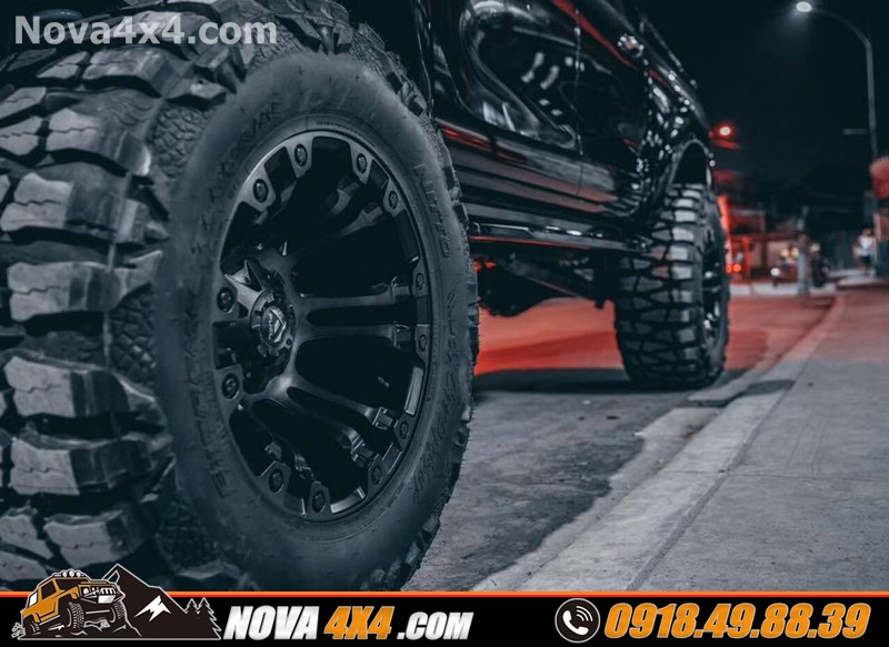 Thay mâm lốp Fuel Offroad dành cho xe bán tải Ford Ranger Wildtrak 2019