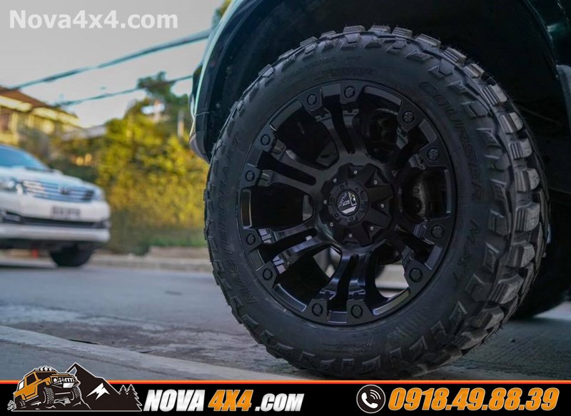 Gắn mâm lốp Rhino Offroad dành cho xe xe Triton 2019