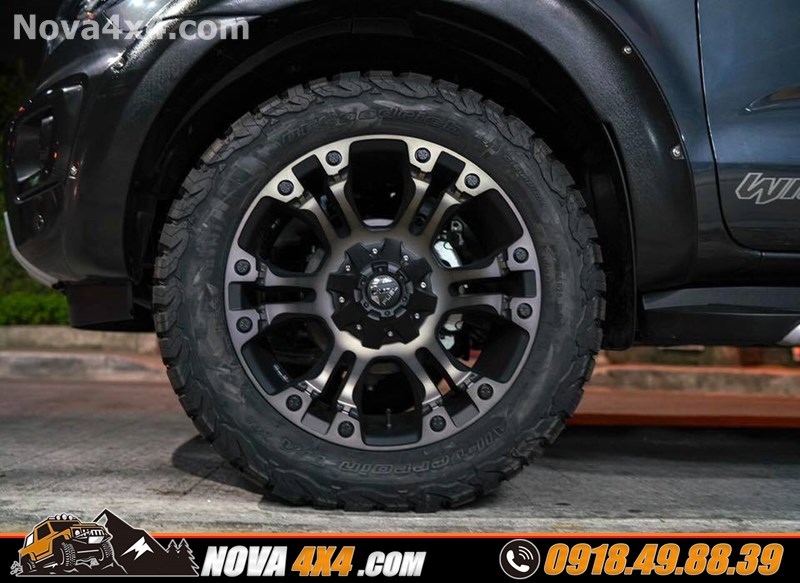 Bảng giá mâm lốp 18 inch dành cho xe bán tải Ford Ranger Wildtrak 2019 2020