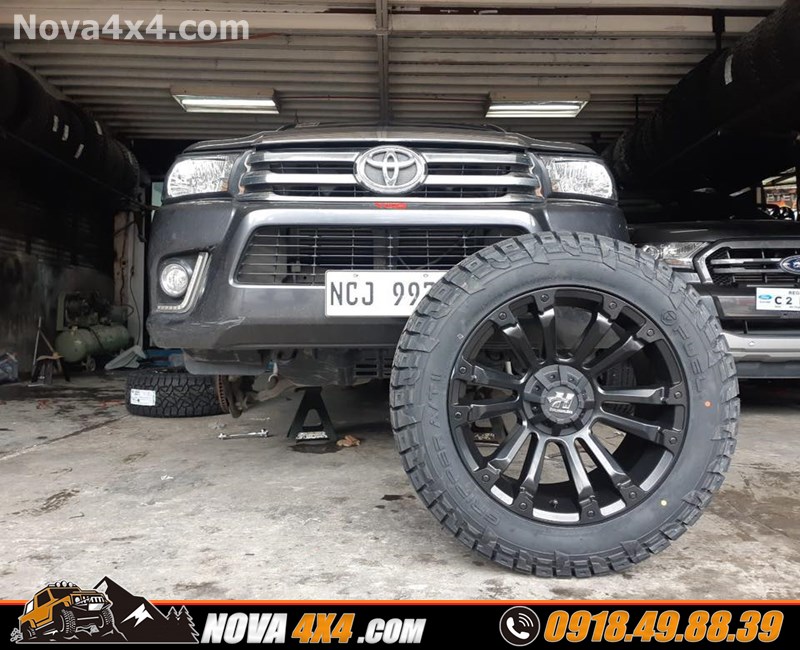 Bảng báo giá mâm độ 18 inch gắn cho xe Ford Ranger Wildtrak 2019 2020