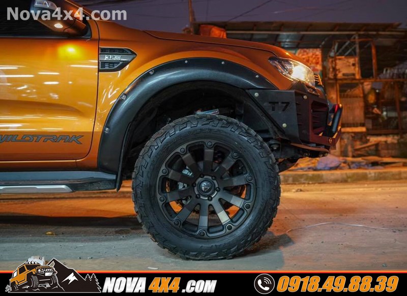 Bảng báo giá mâm độ 18 inch dành cho xe Ford Ranger Biturbo 2019