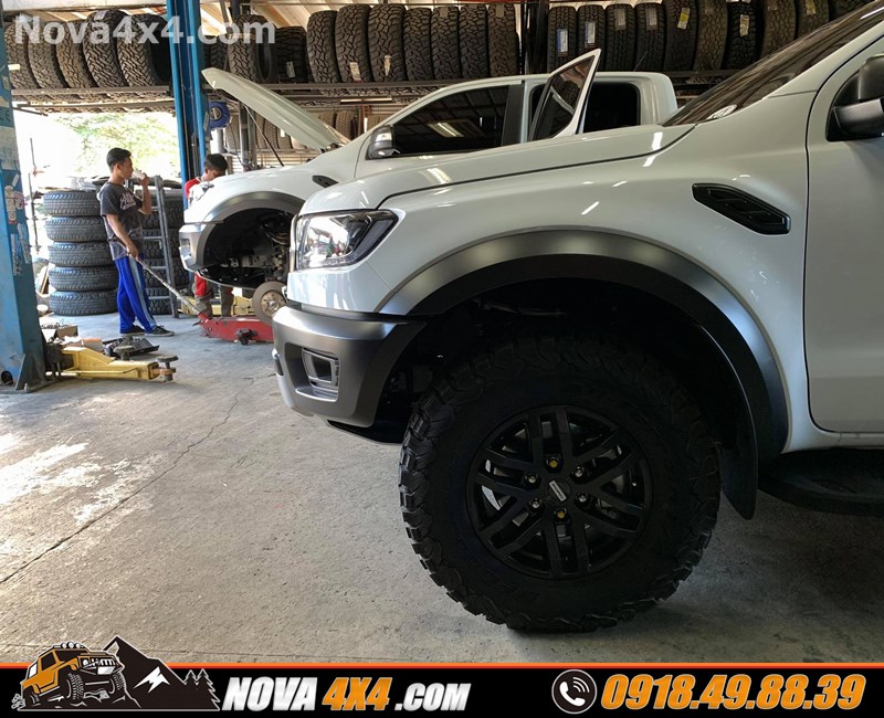 Giá mâm độ 18 inch thay cho xe Ford Ranger Biturbo 2019