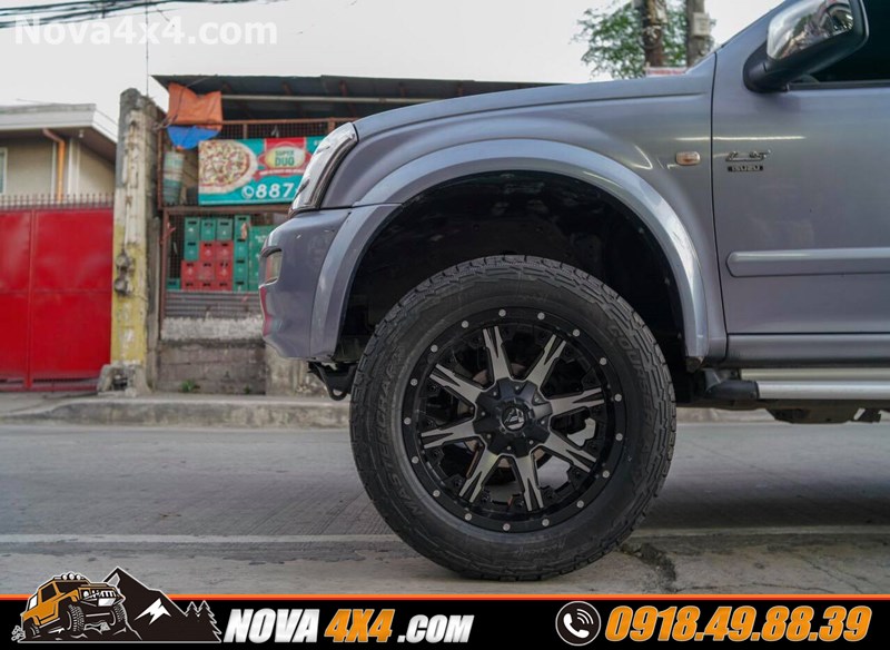 Độ mâm lốp Fuel Offroad lên xe bán tải Ford Ranger Biturbo 2019