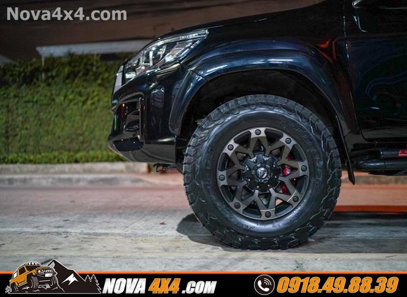 Xe bán tải Ford Ranger Wildtrak 2019 lên mâm độ 20 inch đẳng cấp