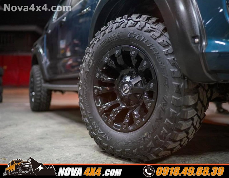 Xe bán tải Ford Ranger Wildtrak 2018 2019 2020 gắn mâm độ 20 inch cực đẹp