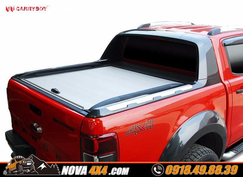 Nắp thùng xe bán tải CarryBoy KSC danh cho Ford Ranger Wildtrak Dmax đang được yêu thích trên thị trường