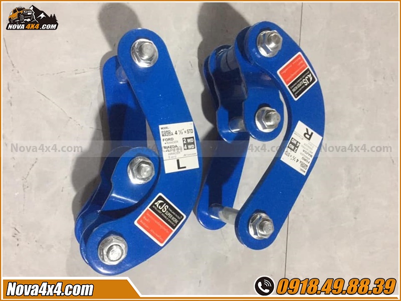 Cùm nhíp chống giật sau xe bán tải