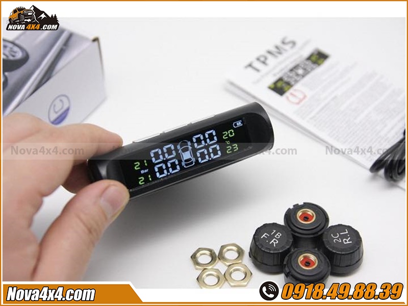 Cảm biến áp suất lốp xe bán tải dễ dàng theo dõi hoạt động lốp xe