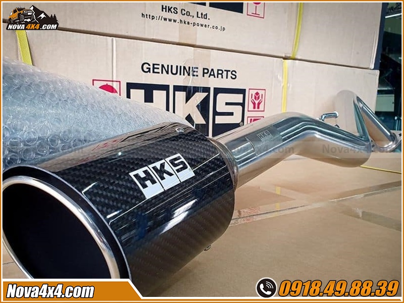 Ống xả HKS xe bán tải cực ngầu hot 2021